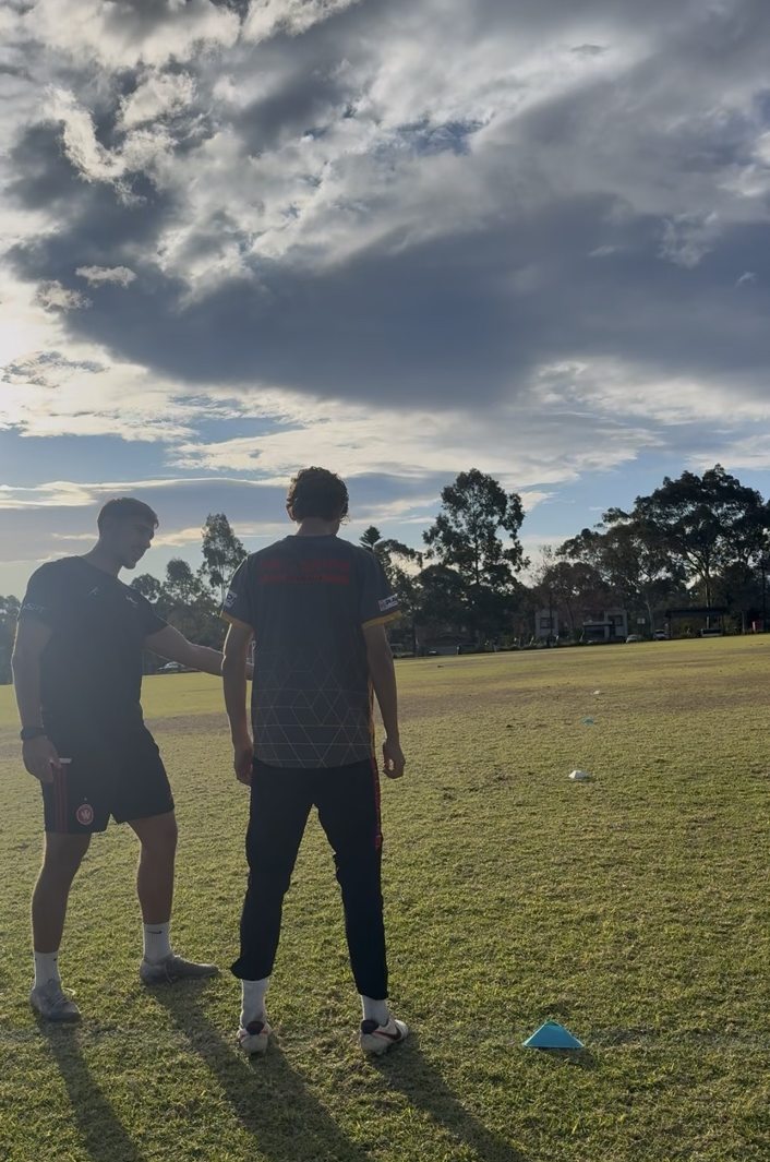 Michel coaching football speed and movement