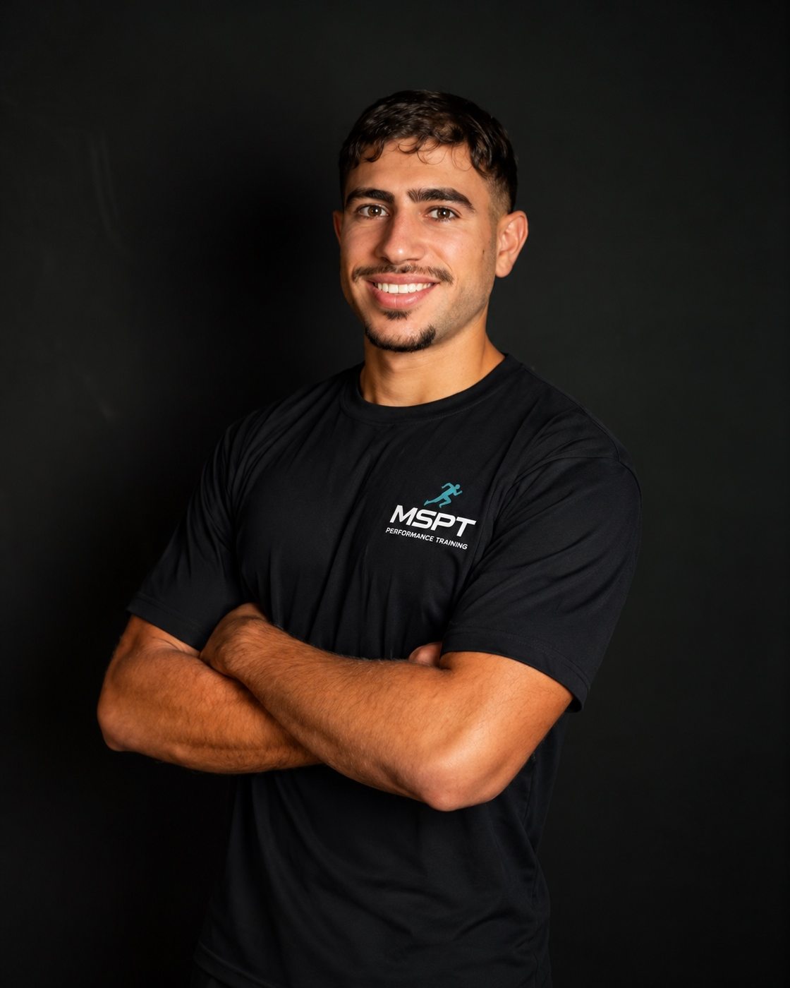 Michel Shalhoub wearing an MSPT coaching shirt